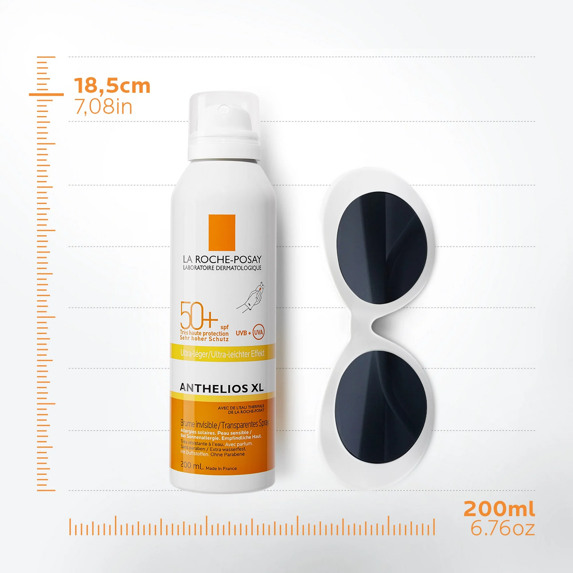 La Roche Posay Anthelios Ultra-Light Body Mist SPF50+ 200ml - Image 4