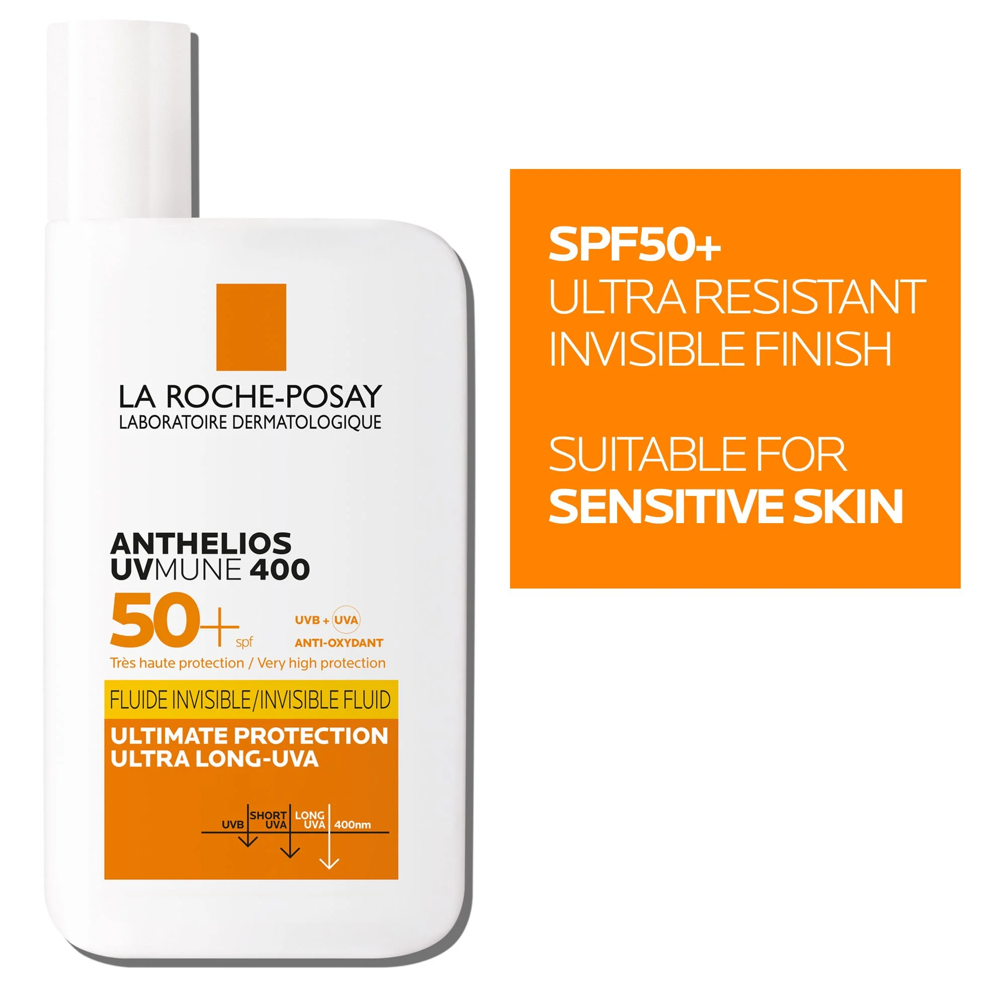 La Roche Posay Anthelios UVMune 400 Invisible Fluid SPF50+ 50ml - Image 6