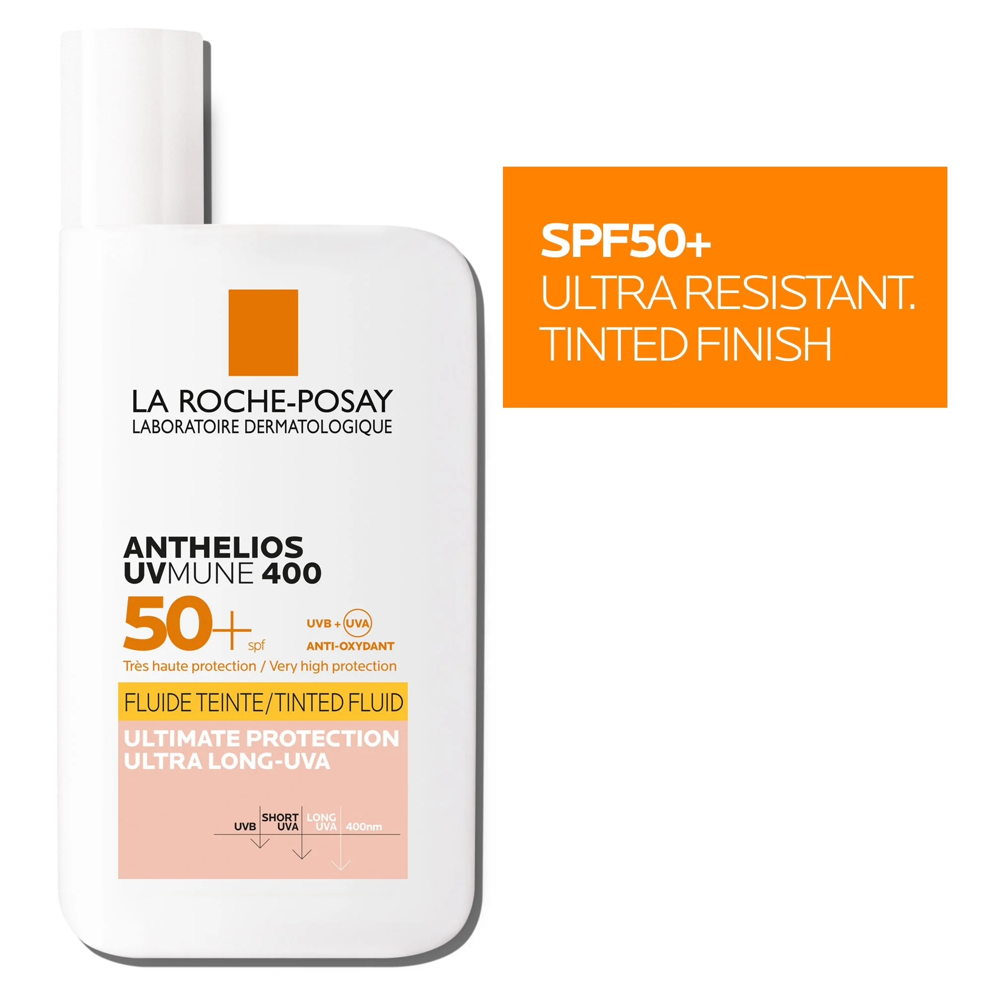 La Roche Posay Anthelios UVMune 400 Tinted Fluid SPF50+ 50ml - Image 3