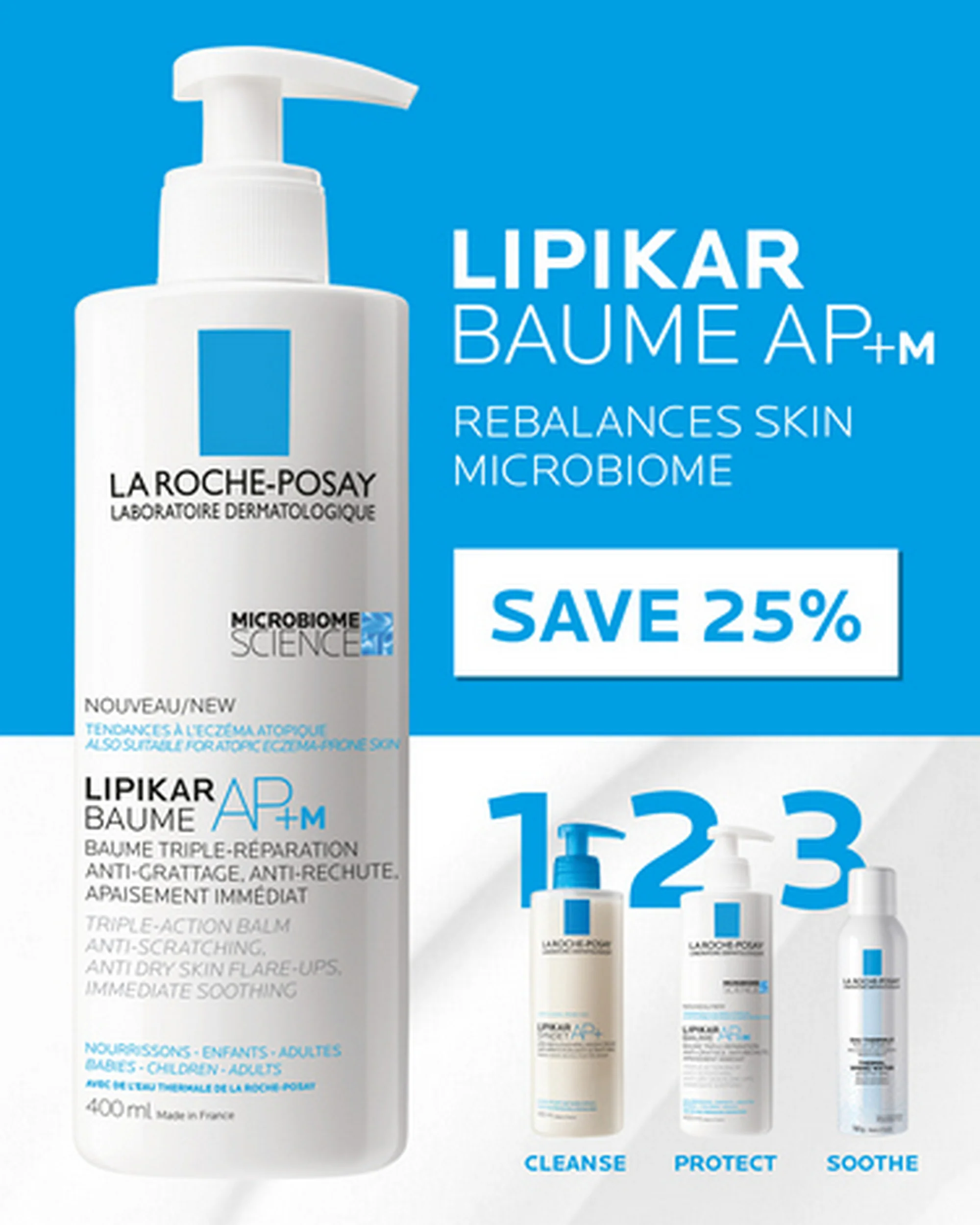 La Roche-Posay Lipikar Balm Ap+M 200ml - Image 2