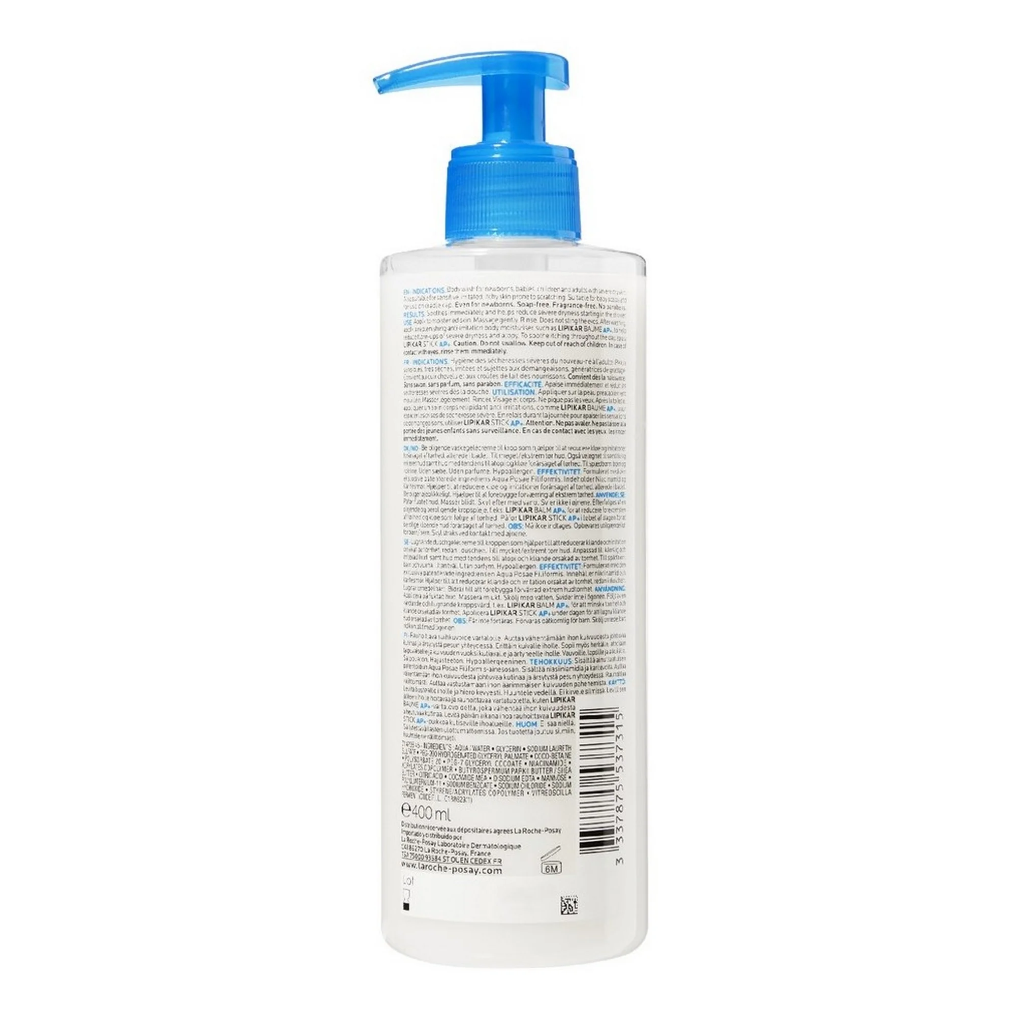 La Roche Posay Lipikar Syndet AP+ 400ml - Image 2