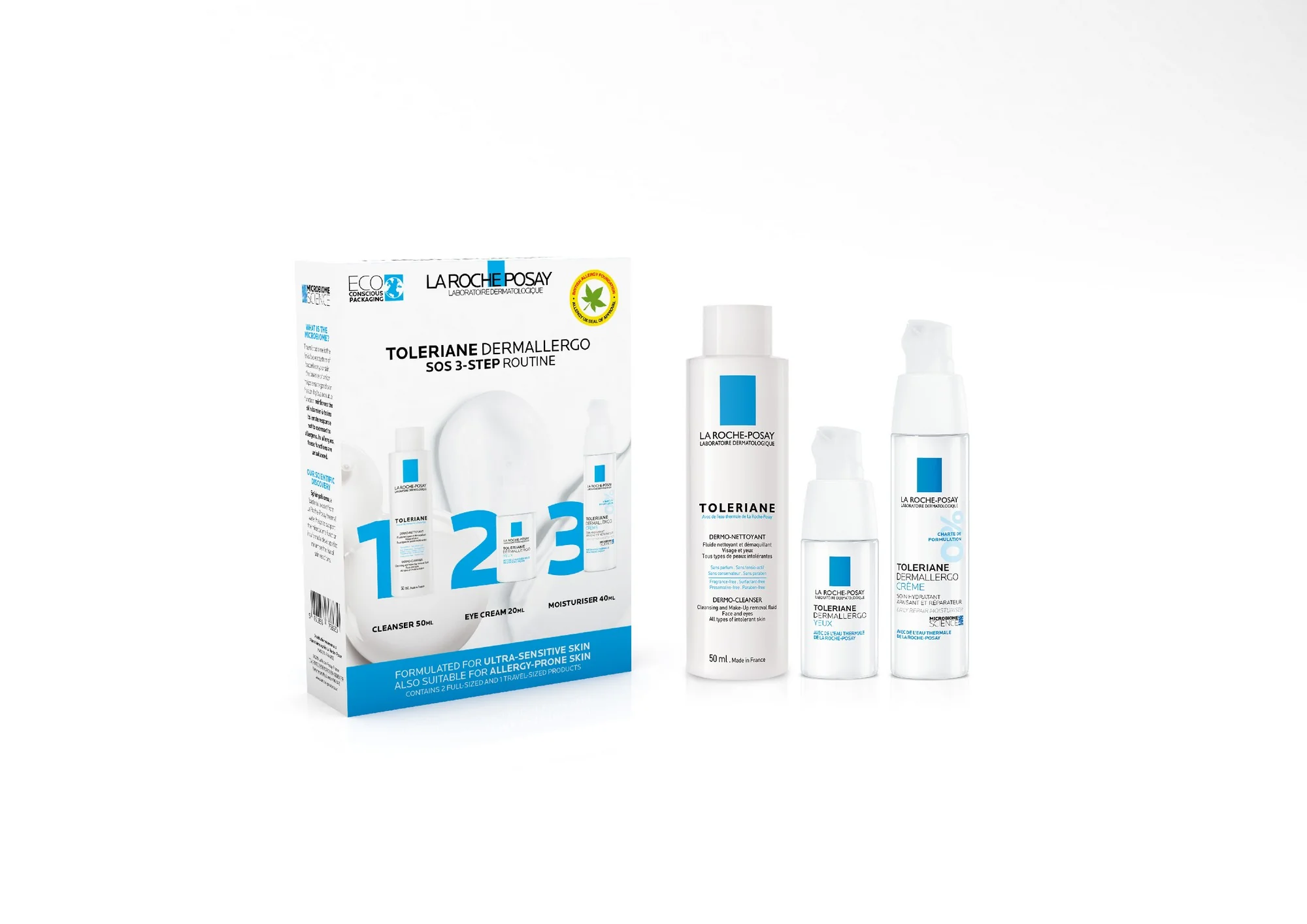 La Roche-Posay Toleriane Dermallergo SOS 3-Step Soothing Kit - Image 3