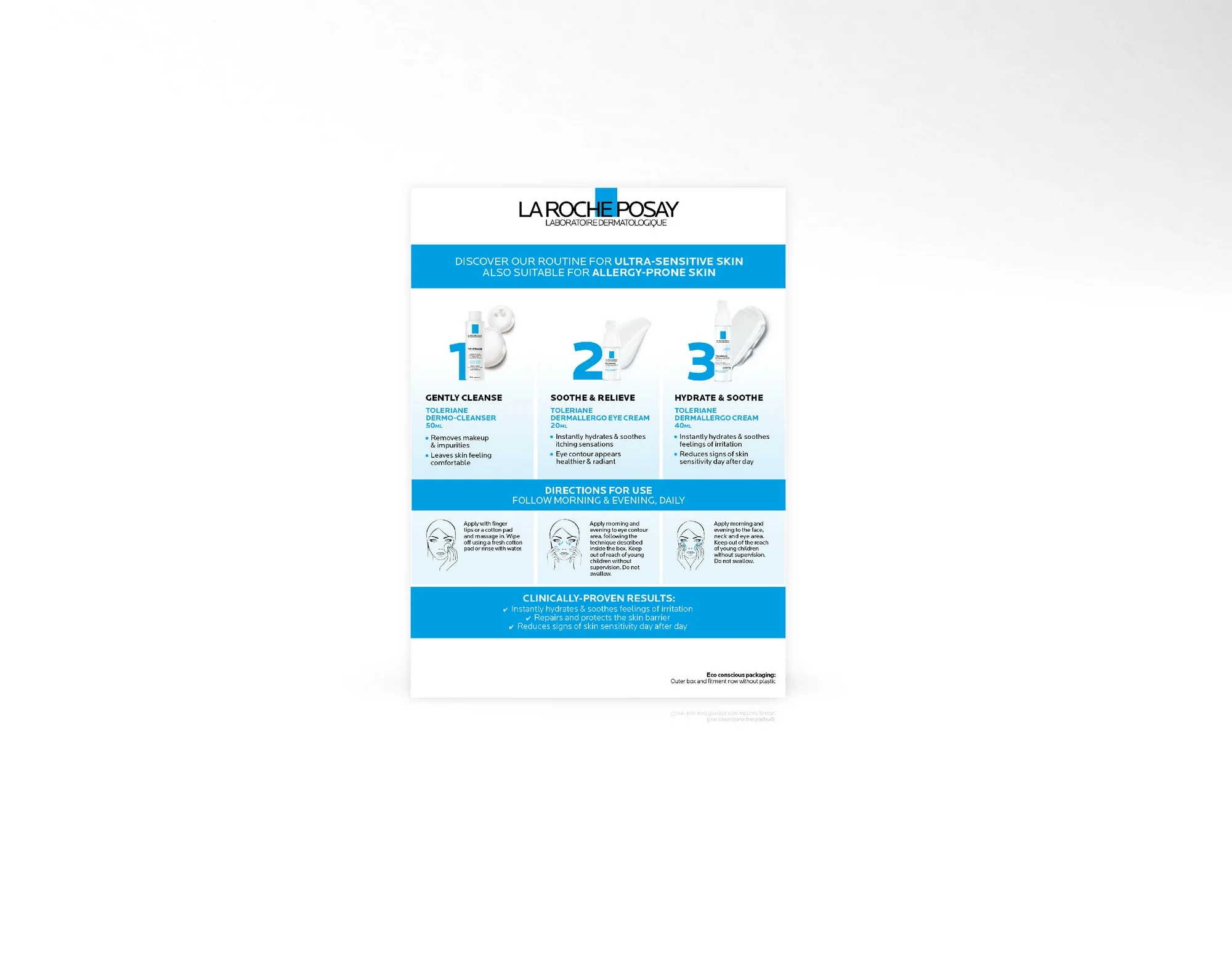 La Roche-Posay Toleriane Dermallergo SOS 3-Step Soothing Kit - Image 4