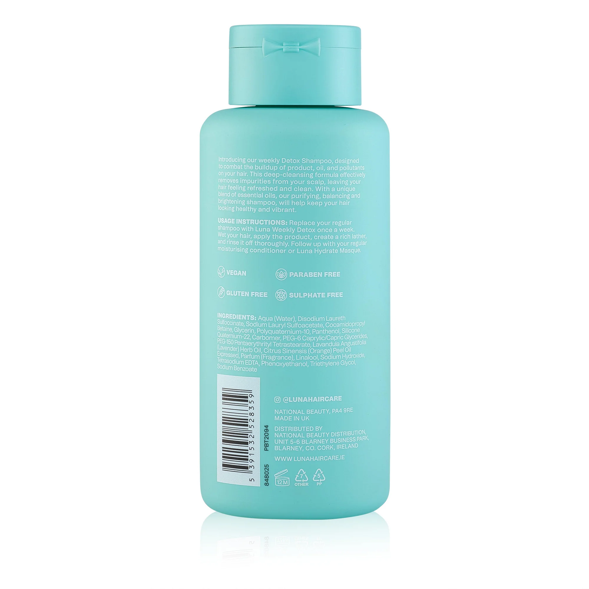 LUNA Professional Haircare Detox Shampoo 300ML - Image 2