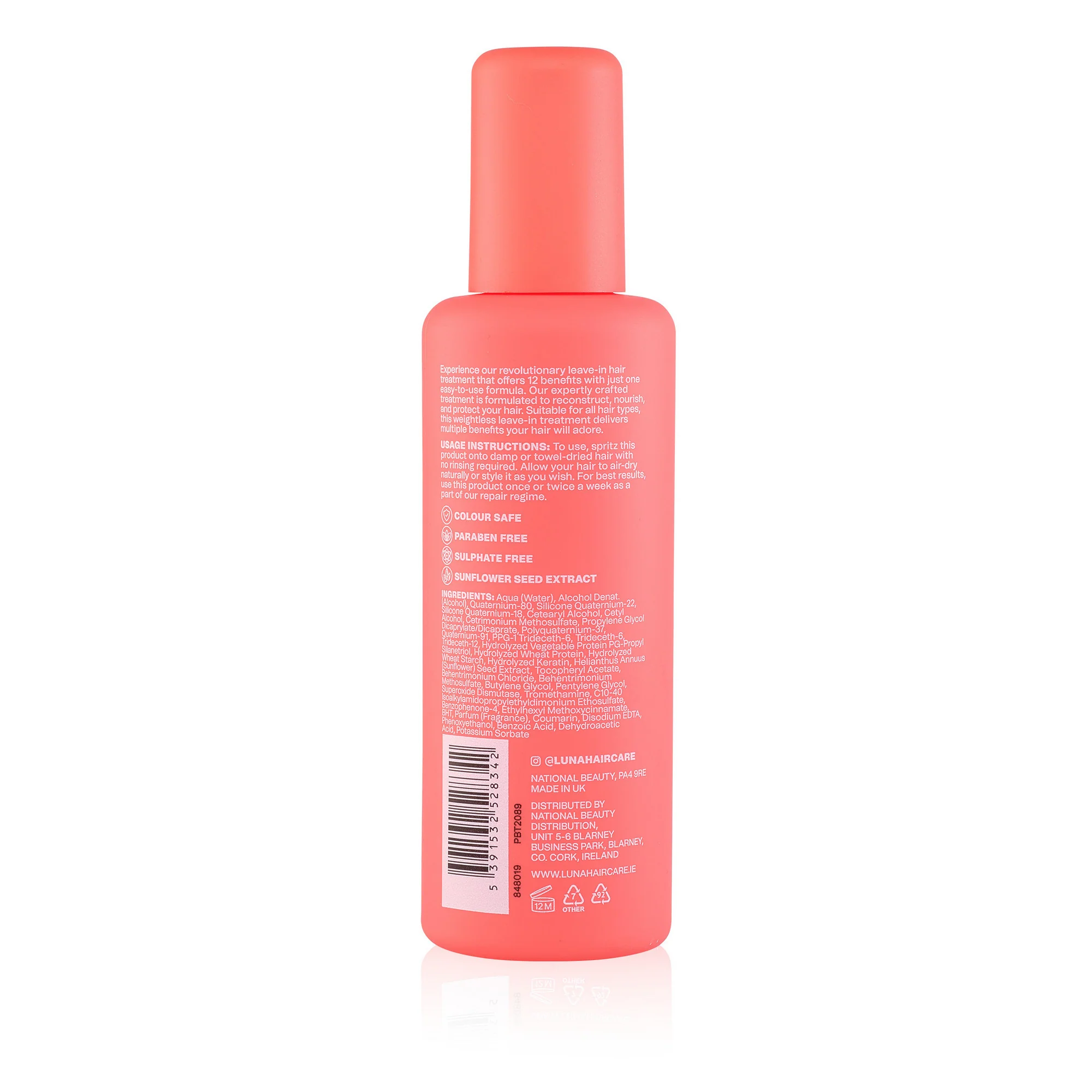 LUNA Professional Haircare Repair Leave In Treatment 200ML - Image 2