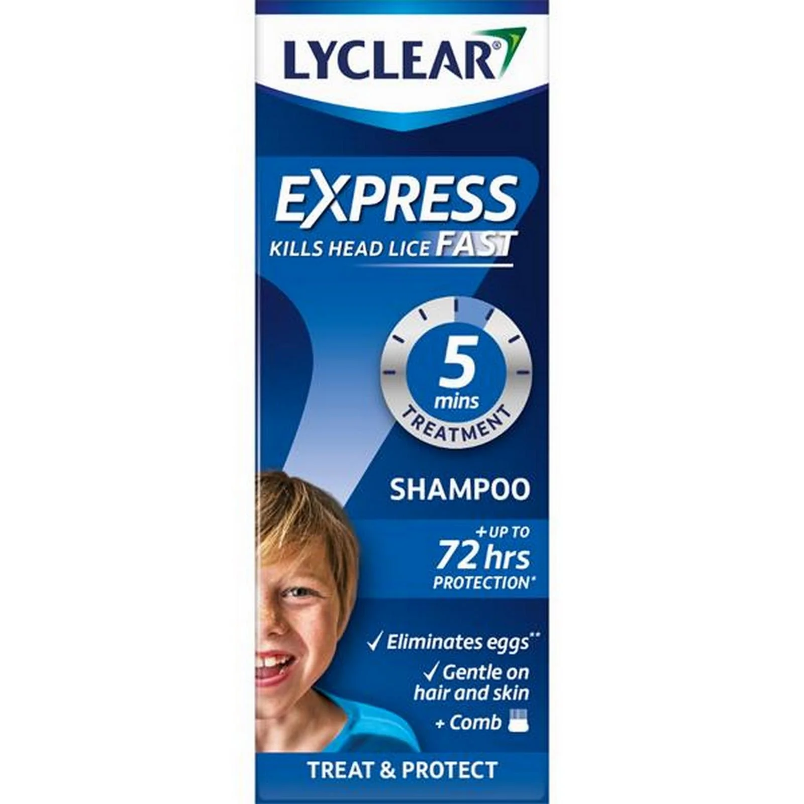 Lyclear Express Shampoo & Comb 200ML