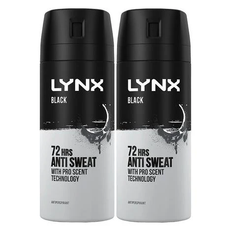 Lynx Black Antiperspirant Twin Pack