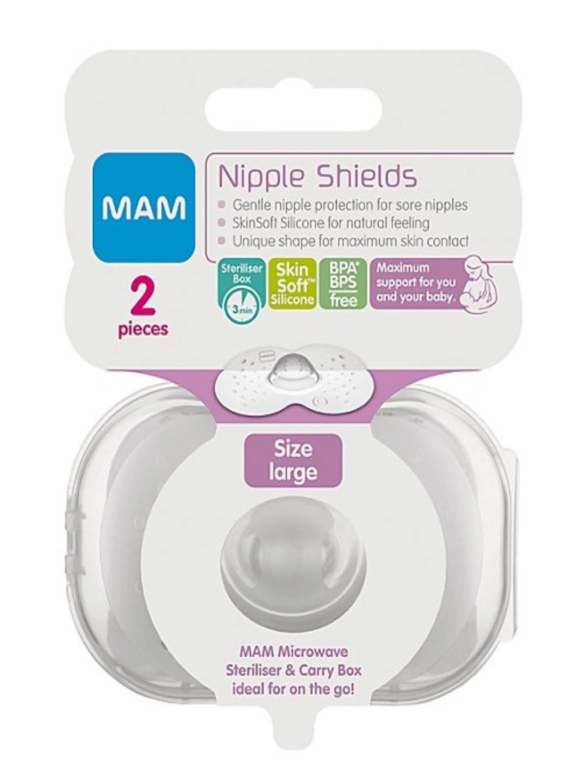 MAM Nipple Shields Size Large