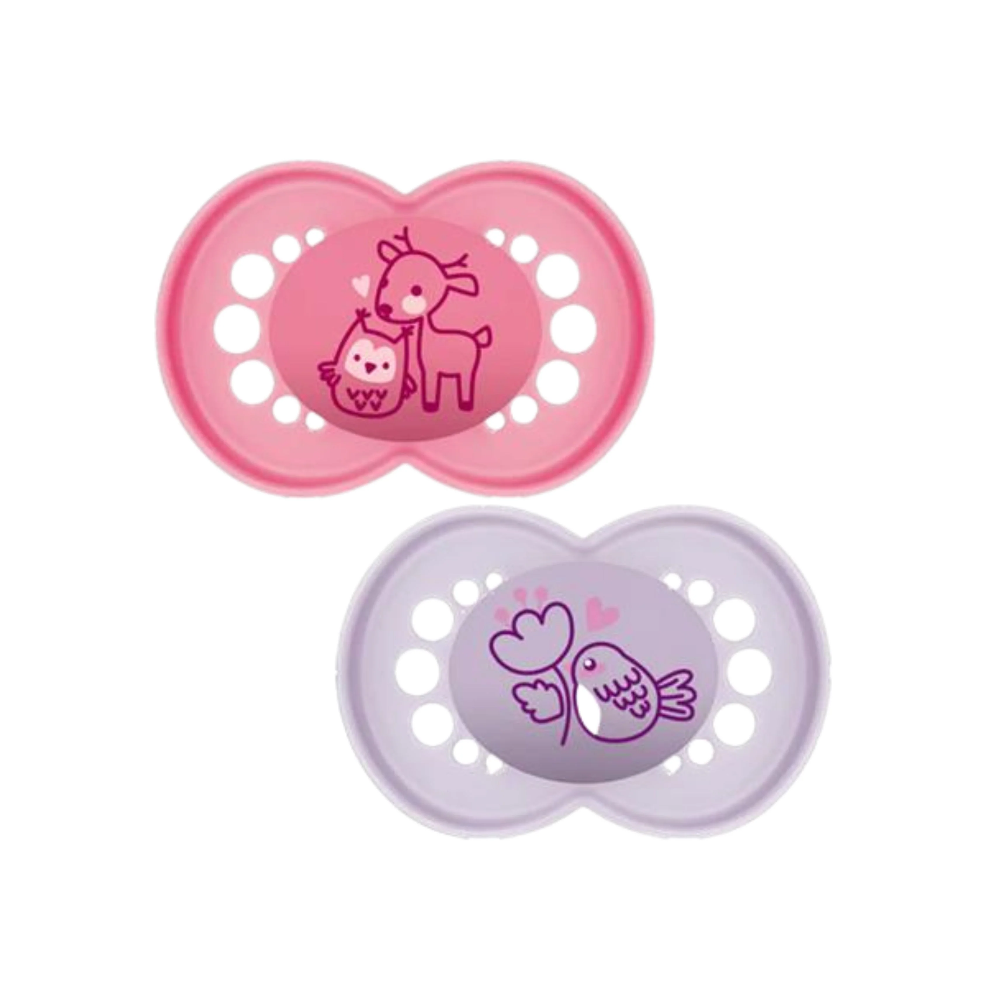 MAM Original Pure Night Soother 6+ Months – 2 Pack