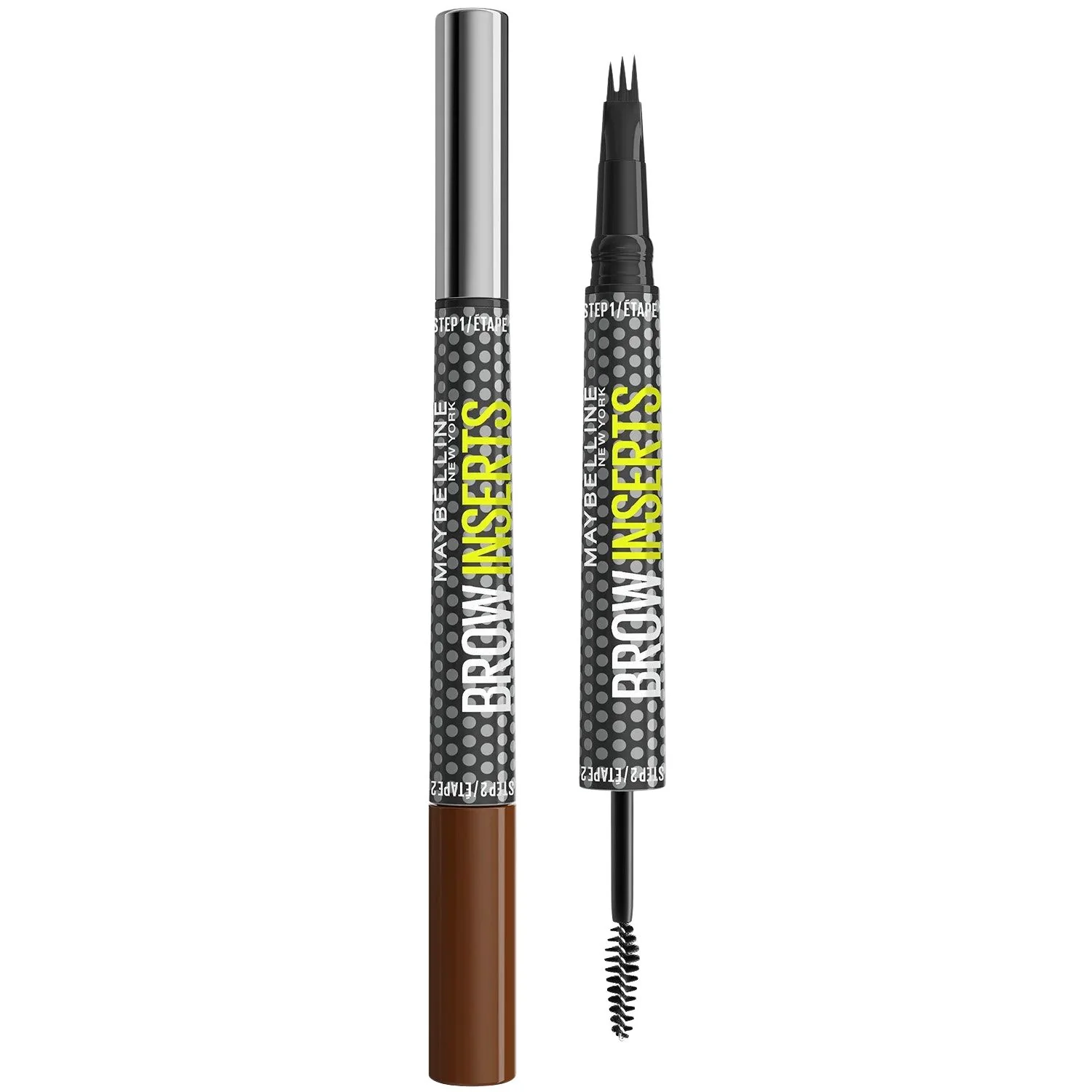 Maybelline Brow Inserts Eyebrow Multiplying Pen & Brush - Medium Brown