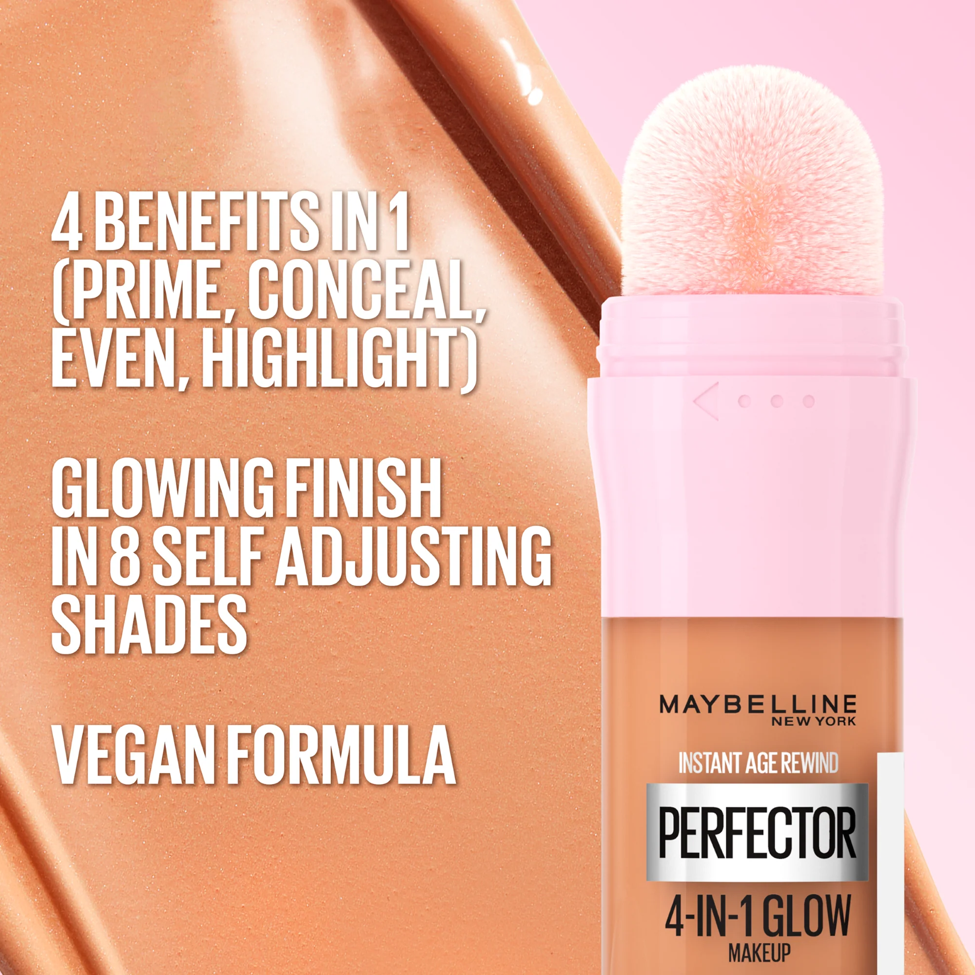 Maybelline Instant Age Rewind Perfector 4-In-1 Glow Makeup - Image 7