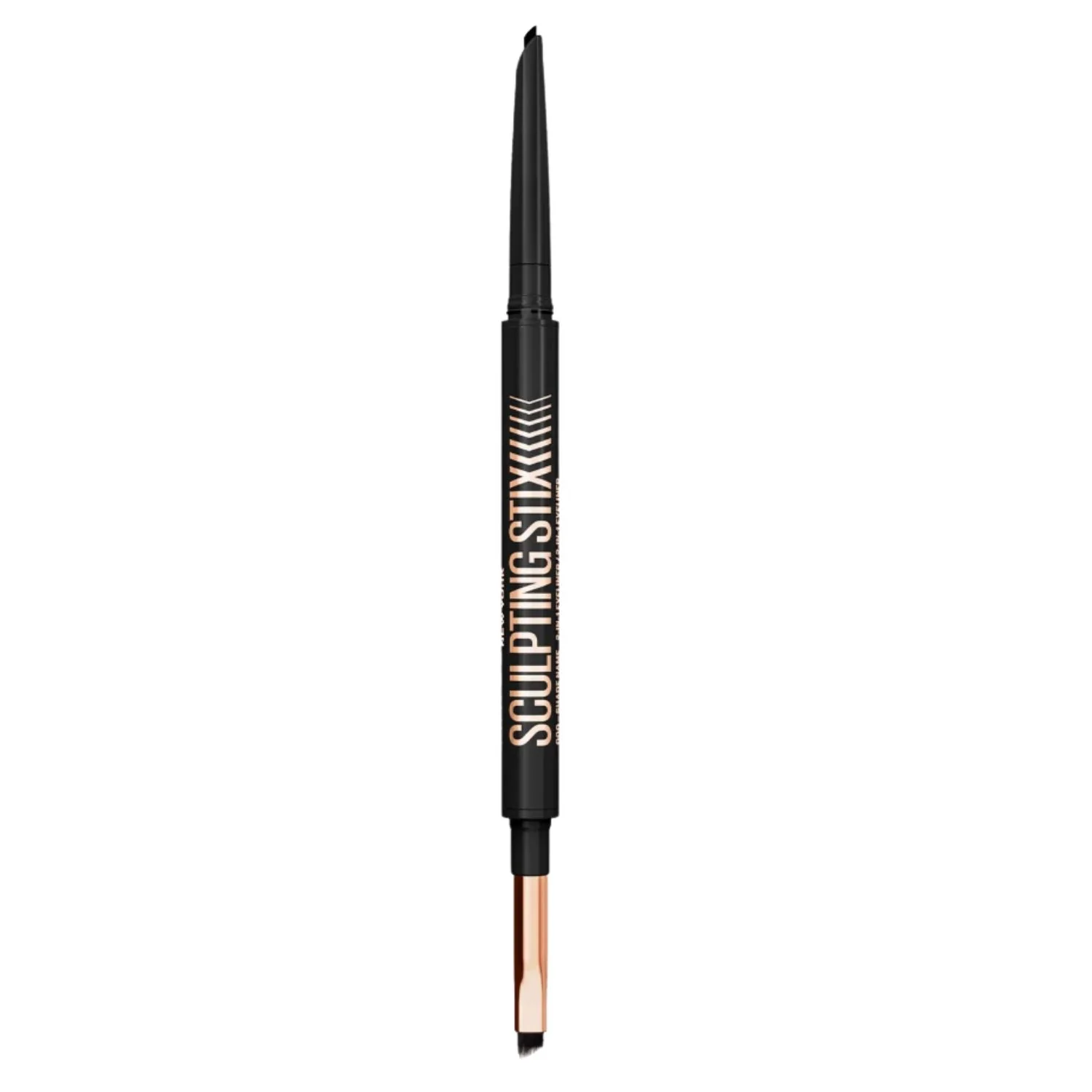 Maybelline Sculpting Stix Double-Ended Eyeliner Pencil with Brush - Black Blur