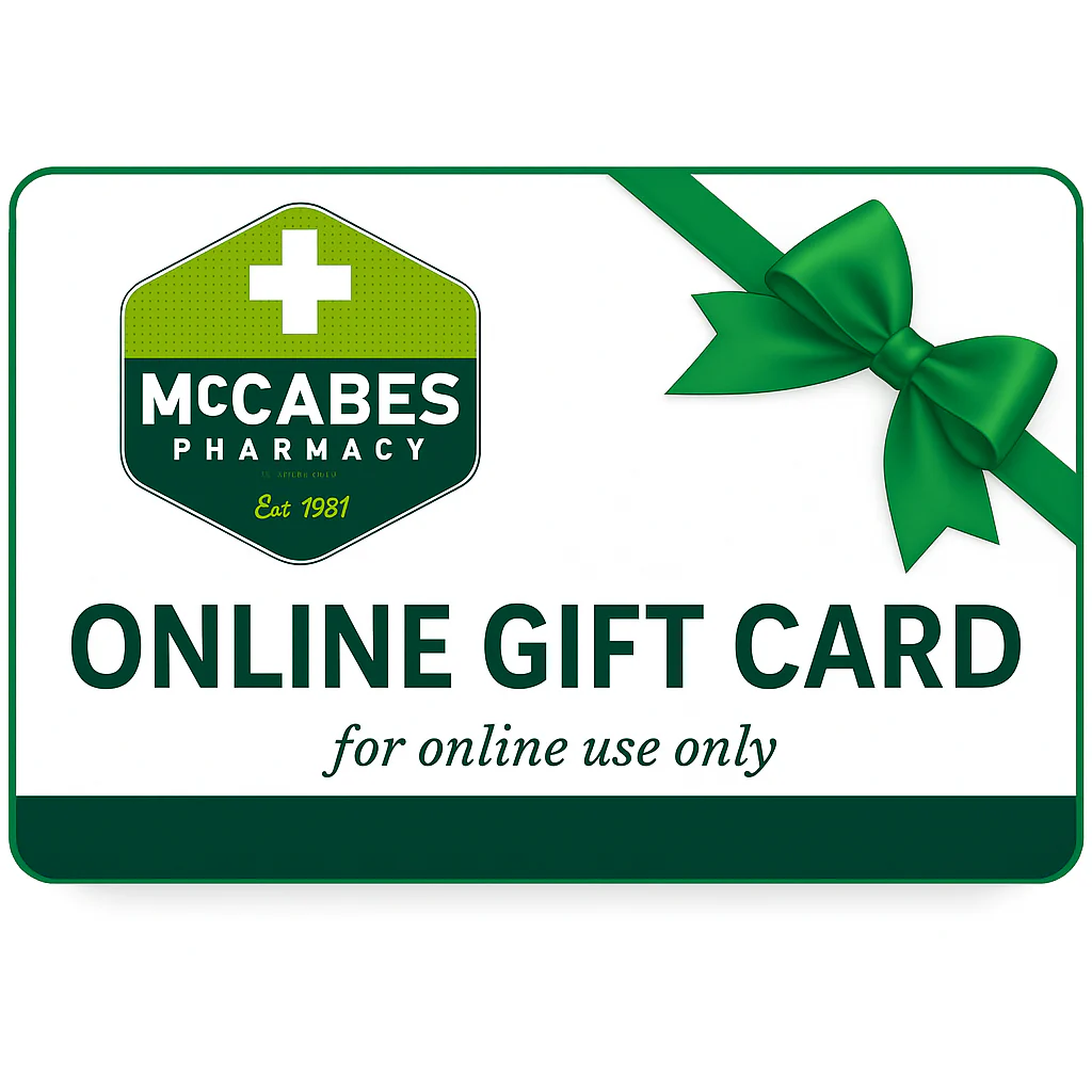 McCabes Phamacy Online Gift Card