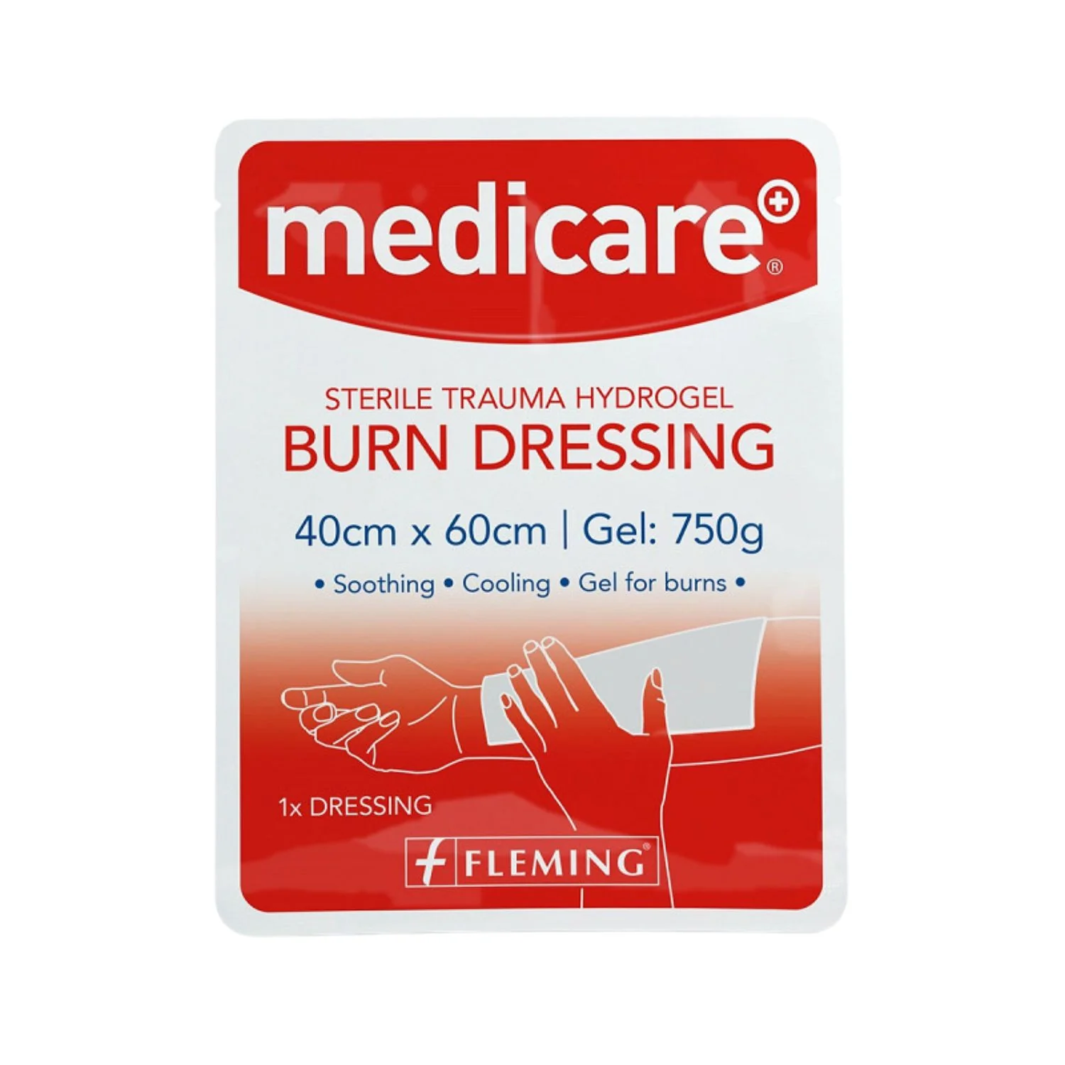 Medicare Sterile Hydrogel Burn Dressing 40 x 60cm