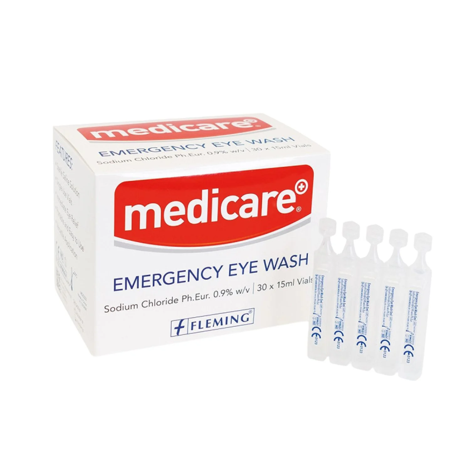 Medicare Emergency Eye Wash 15ml – Box of 30