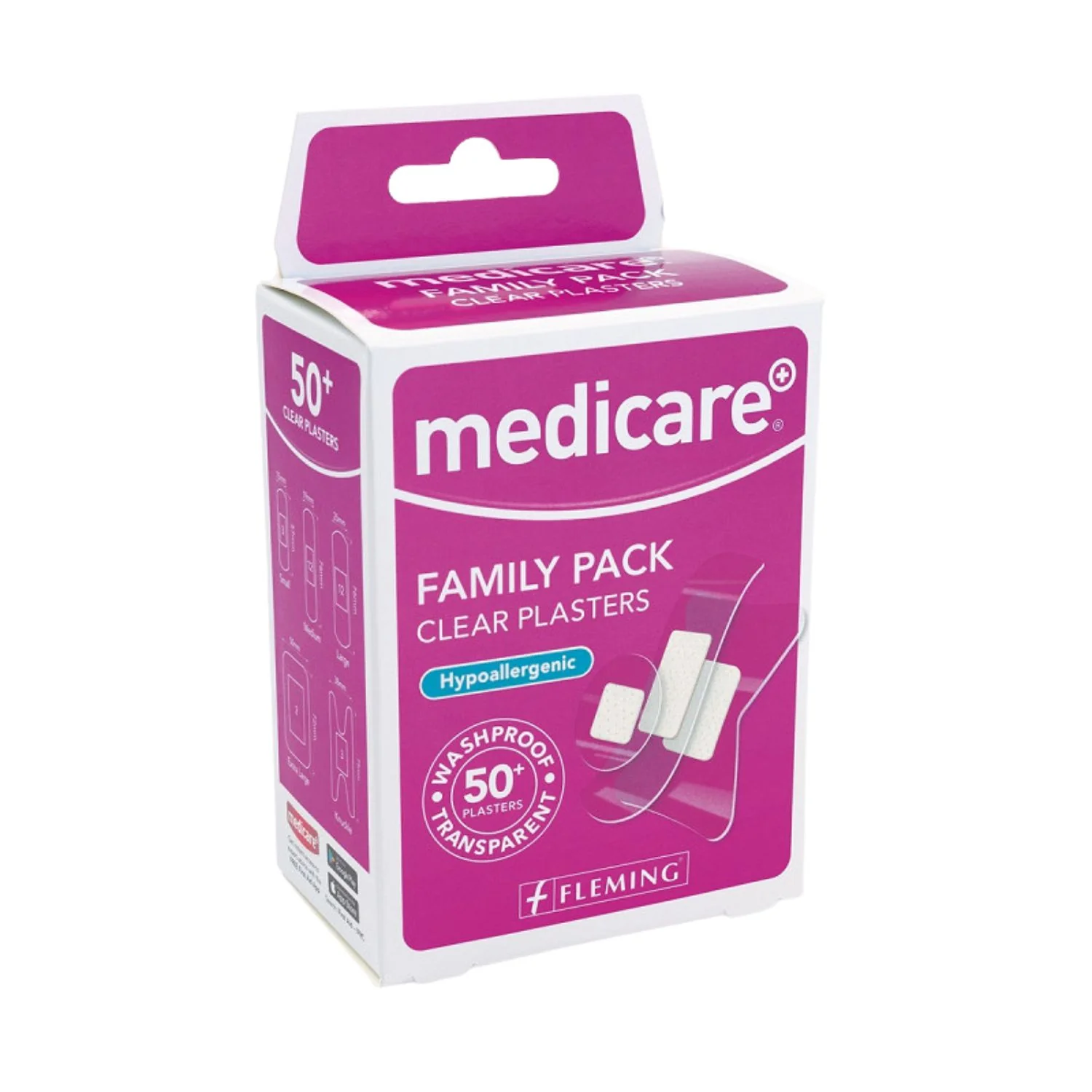 Medicare Transparent Plasters Family Pack (50’s)