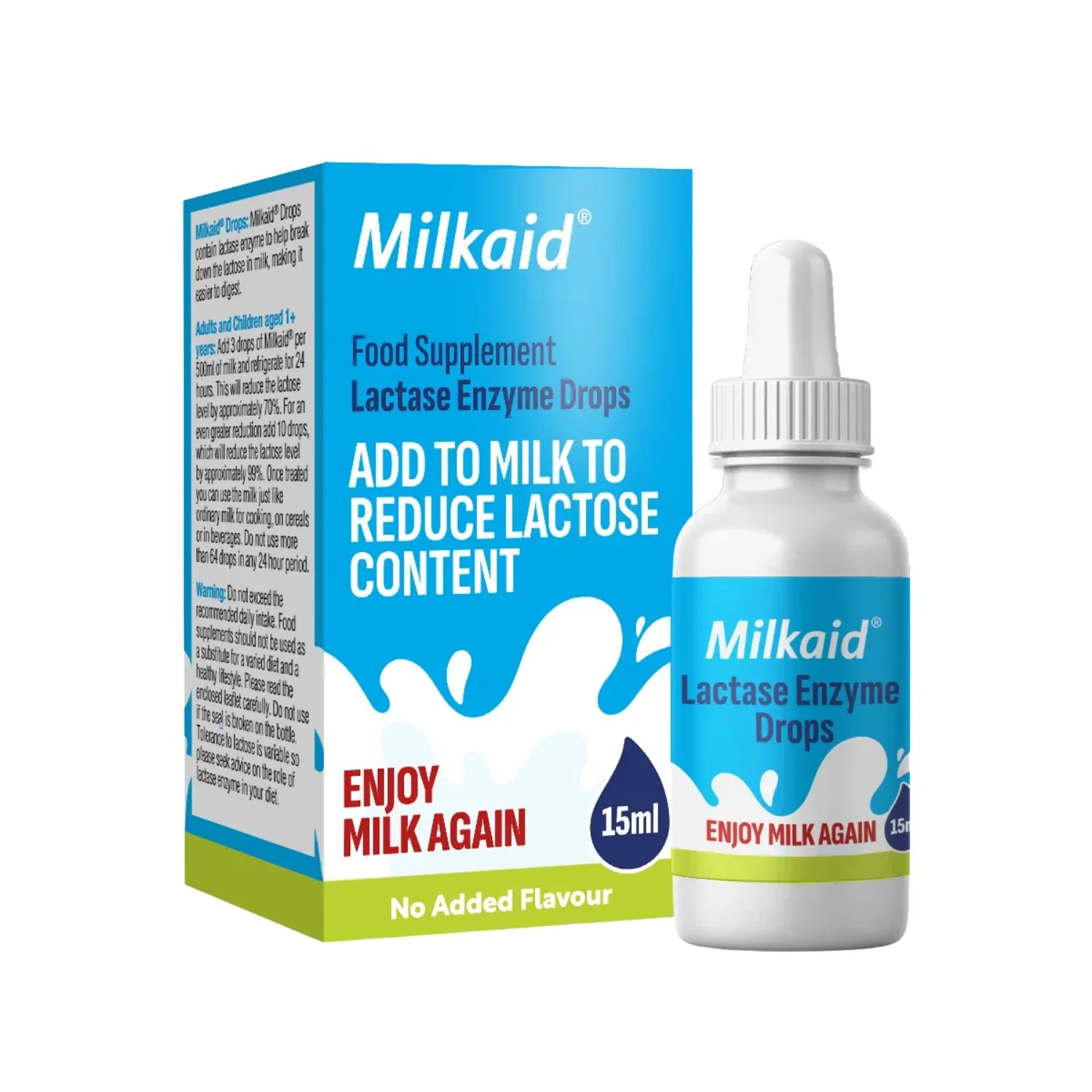 Milkaid Lactase Enzyme Drops – 15ml