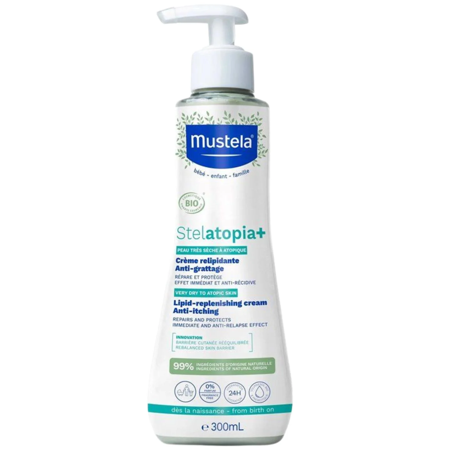 Mustela Stelatopia+ Relipidising Cream 300ml