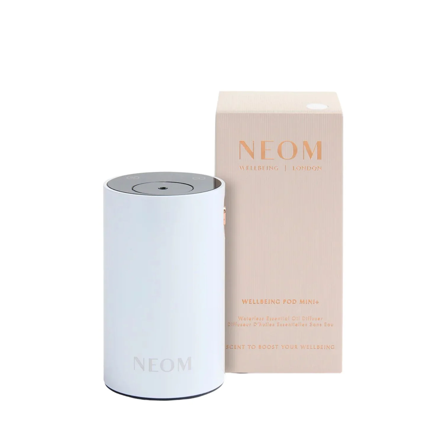 Neom Wellbeing Pod Mini+ Waterless Essential Oil Diffuser White