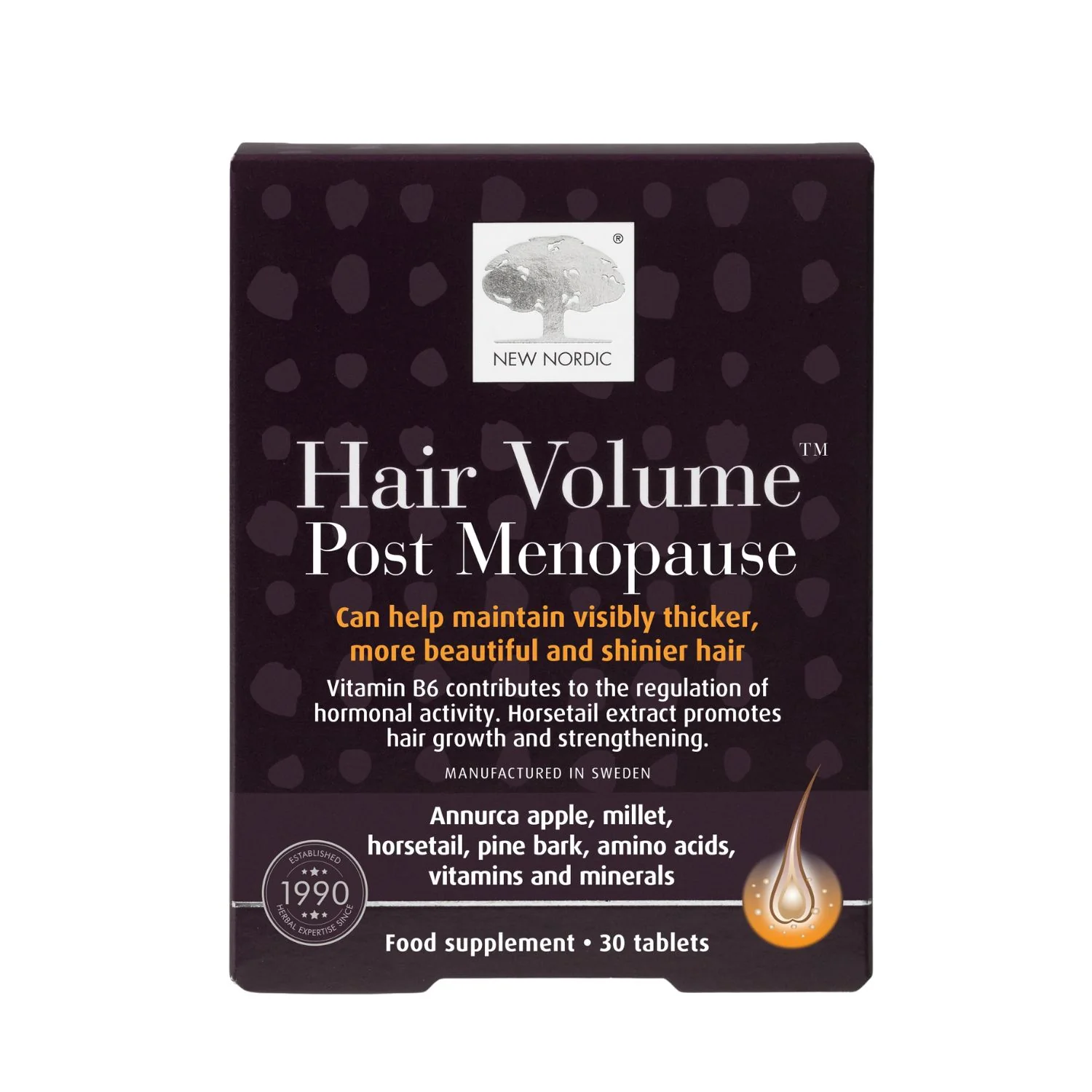 New Nordic Hair Volume Post Menopause 30 Tablets