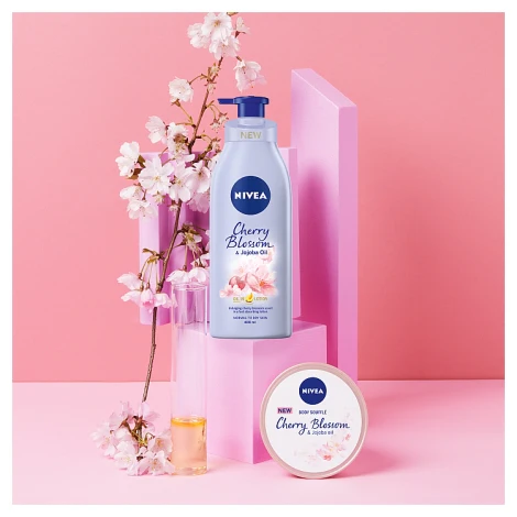 Nivea Cherry Blossom & Jojoba Oil in Lotion 400ml - Image 4