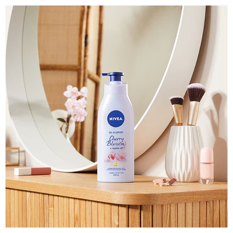 Nivea Cherry Blossom & Jojoba Oil in Lotion 400ml - Image 5