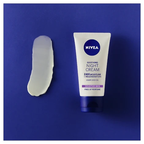 Nivea Daily Essentials Sensitive 3 Night Care Cream - 50ml - Image 2