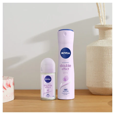 Nivea Double Effect Anti-perspirant Deodorant Roll on 50ml - Image 3