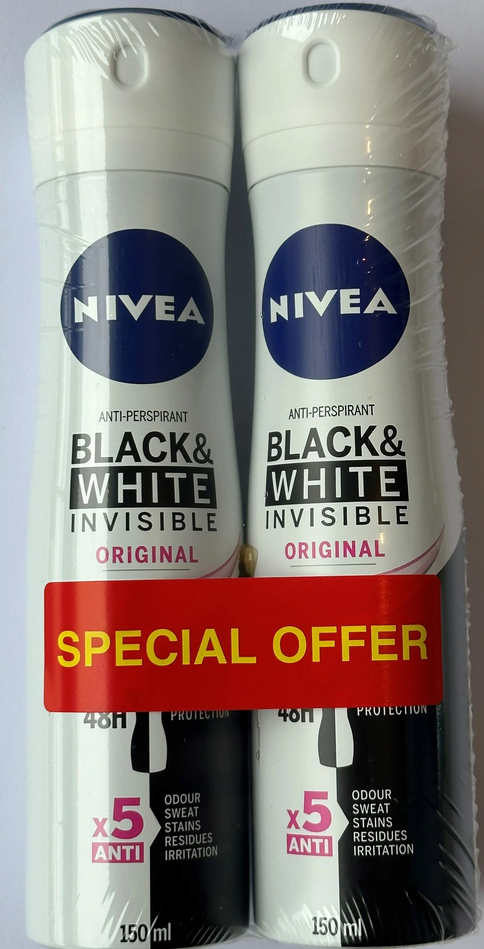 Nivea Female Deodorant Spray 150ML Twin Pack
