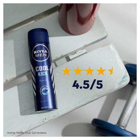 Nivea Men Cool Kick Anti-Perspirant Deodorant Spray 250ml - Image 5