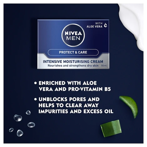 Nivea Men Intensive Moisturising Face Cream 50ml - Image 4