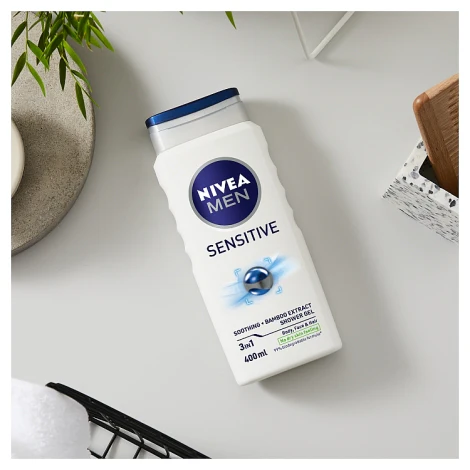 Nivea for Men Sensitive Shower Gel 400ml - Image 2