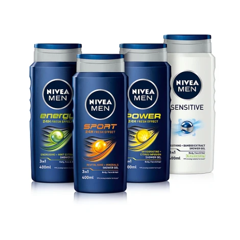 Nivea for Men Sensitive Shower Gel 400ml - Image 5