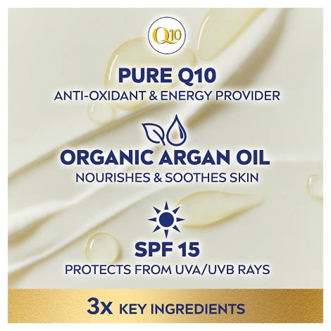 Nivea Q10 Power 60+ Anti-Wrinkle Day Cream 50ml - Image 5