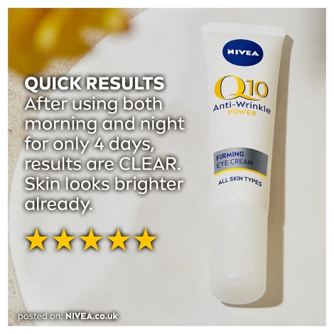 Nivea Q10 Power Anti-wrinkle & Firming Eye Cream 15ml - Image 5