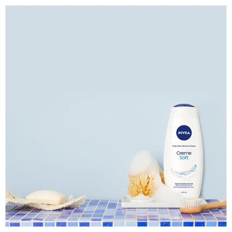 Nivea Care Shower Creme Soft Shower Gel 500ml - Image 4