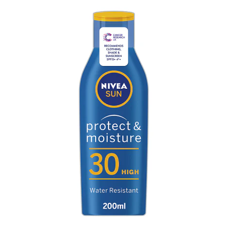 Nivea Sun Protect & Moisture Sun Lotion SPF30 200ml - Image 2