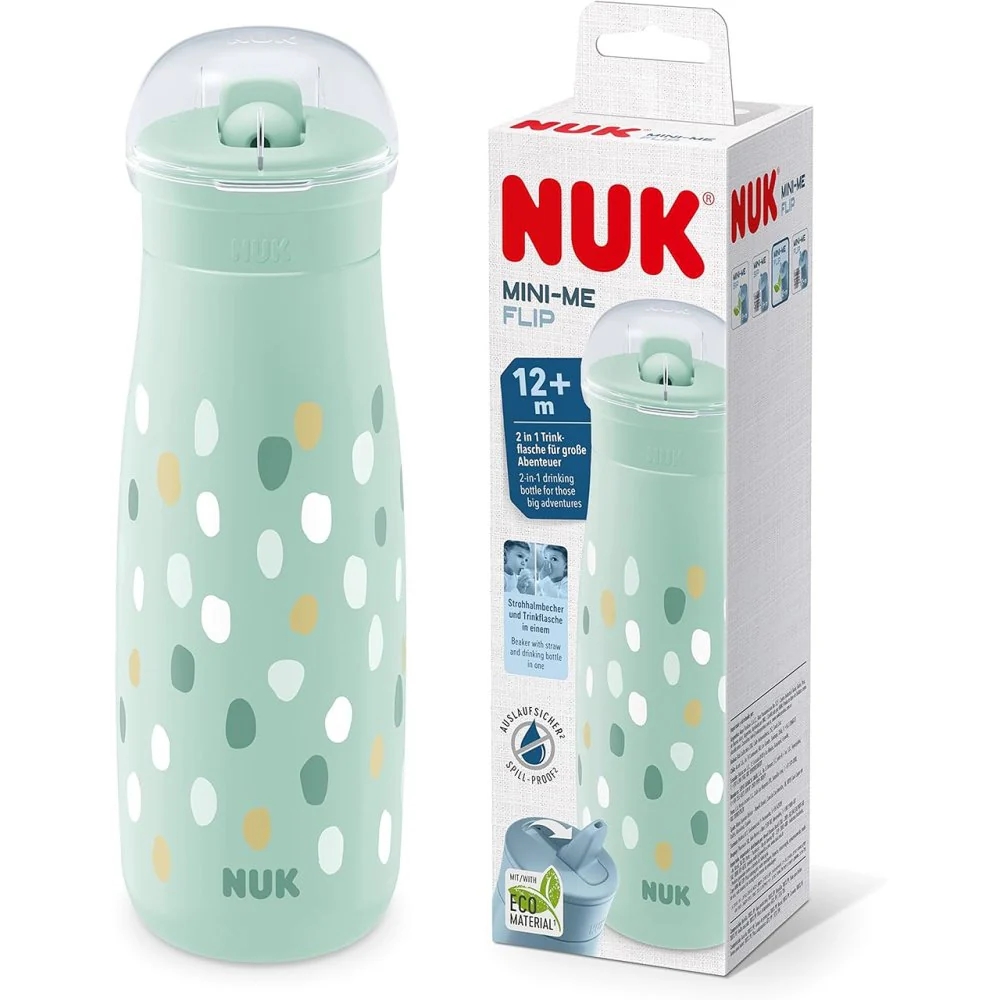 Nuk Mini-Me Flip Cup Mint Dots 450ml