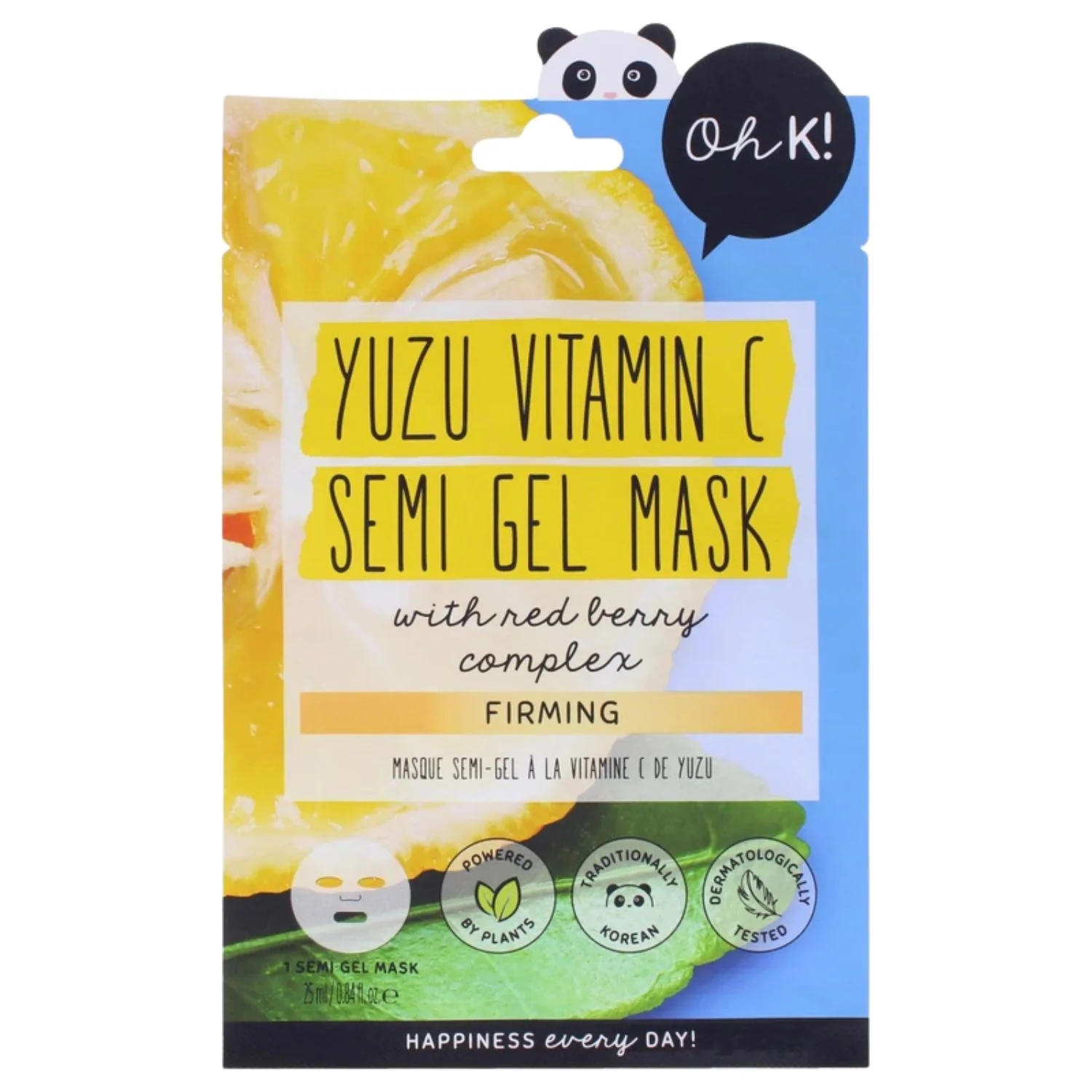 Oh K! Plants Yuzu Vitamin C Semi Gel Mask