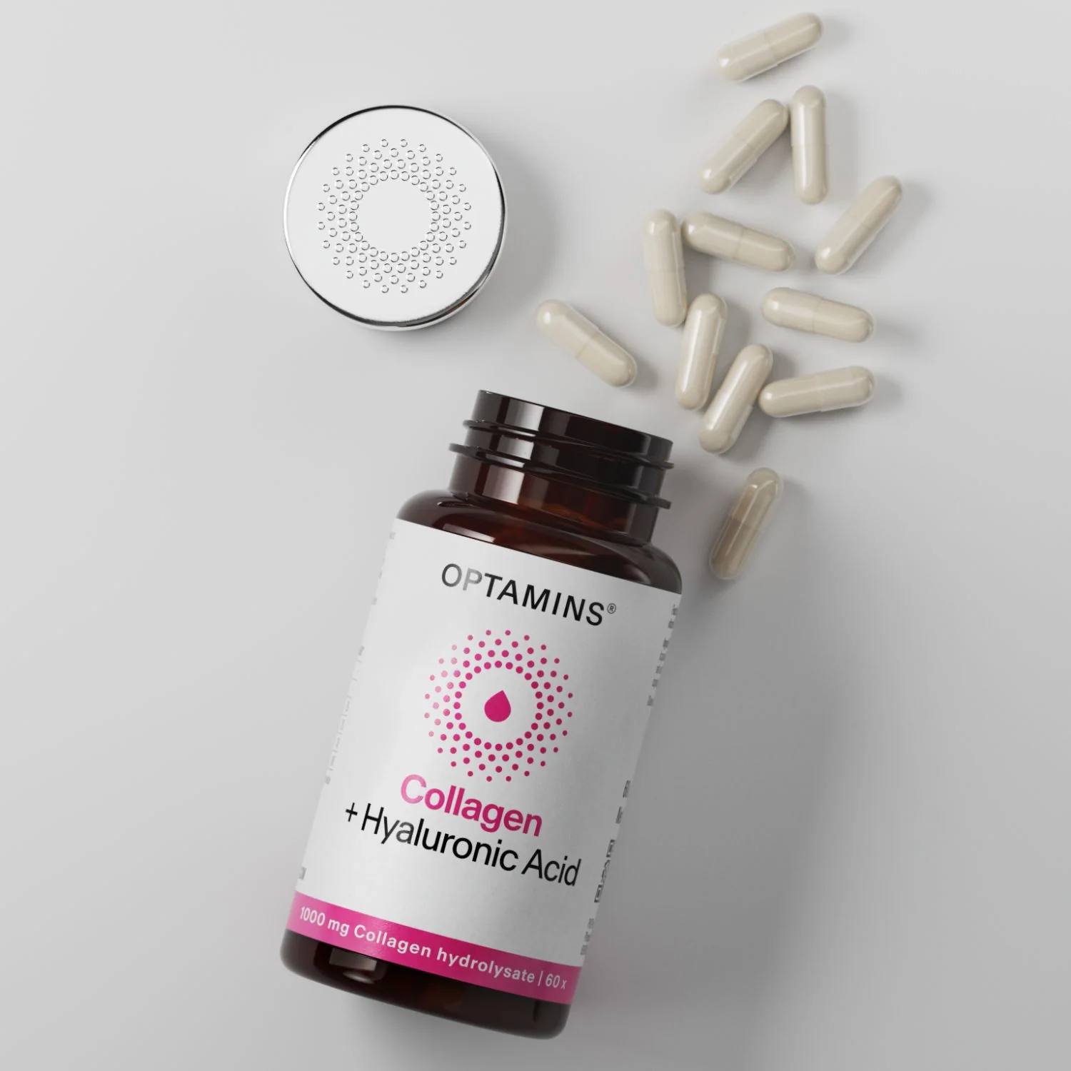 OPTAMINS Collagen & Hyaluronic Acid 60 capsules - Image 2