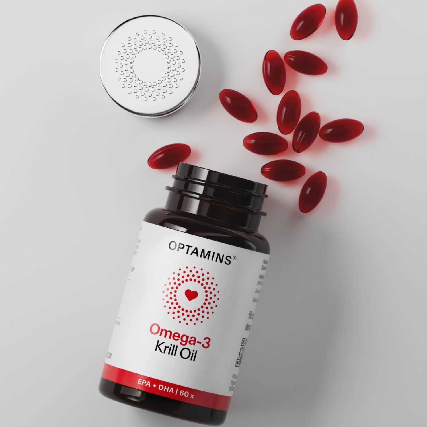 OPTAMINS Omega-3 Krill Oil 60 capsules - Image 2