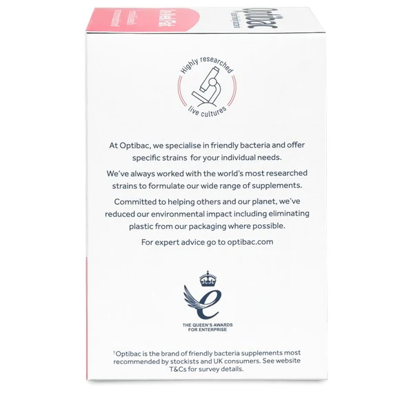 OptiBac Probiotics Flat Stomach 28 Sachets - Digestive Health Support - Image 3