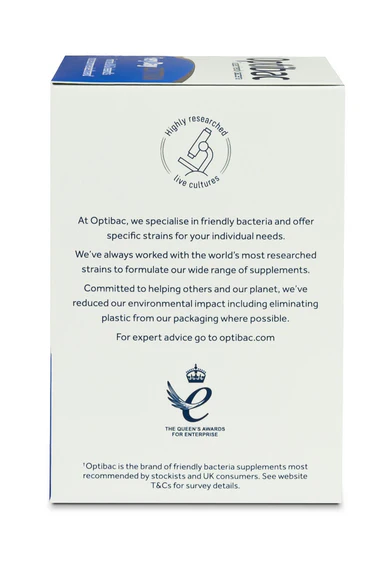 OptiBac Every Day EXTRA Capsules 30's - Daily Digestive Health Support - Image 3
