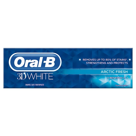 Oral-B 3D White Arctic Fresh Toothpaste 75ml