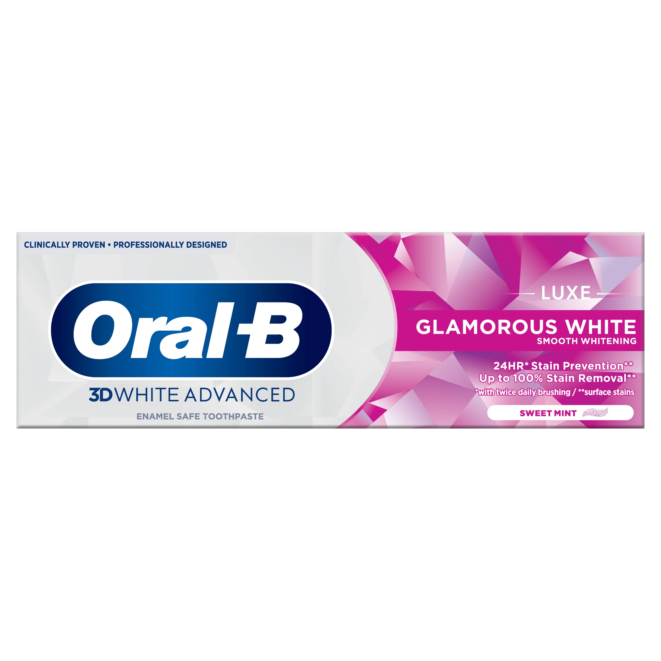Oral B 3DWhite Luxe Glamorous White toothpaste 75ML - Image 2