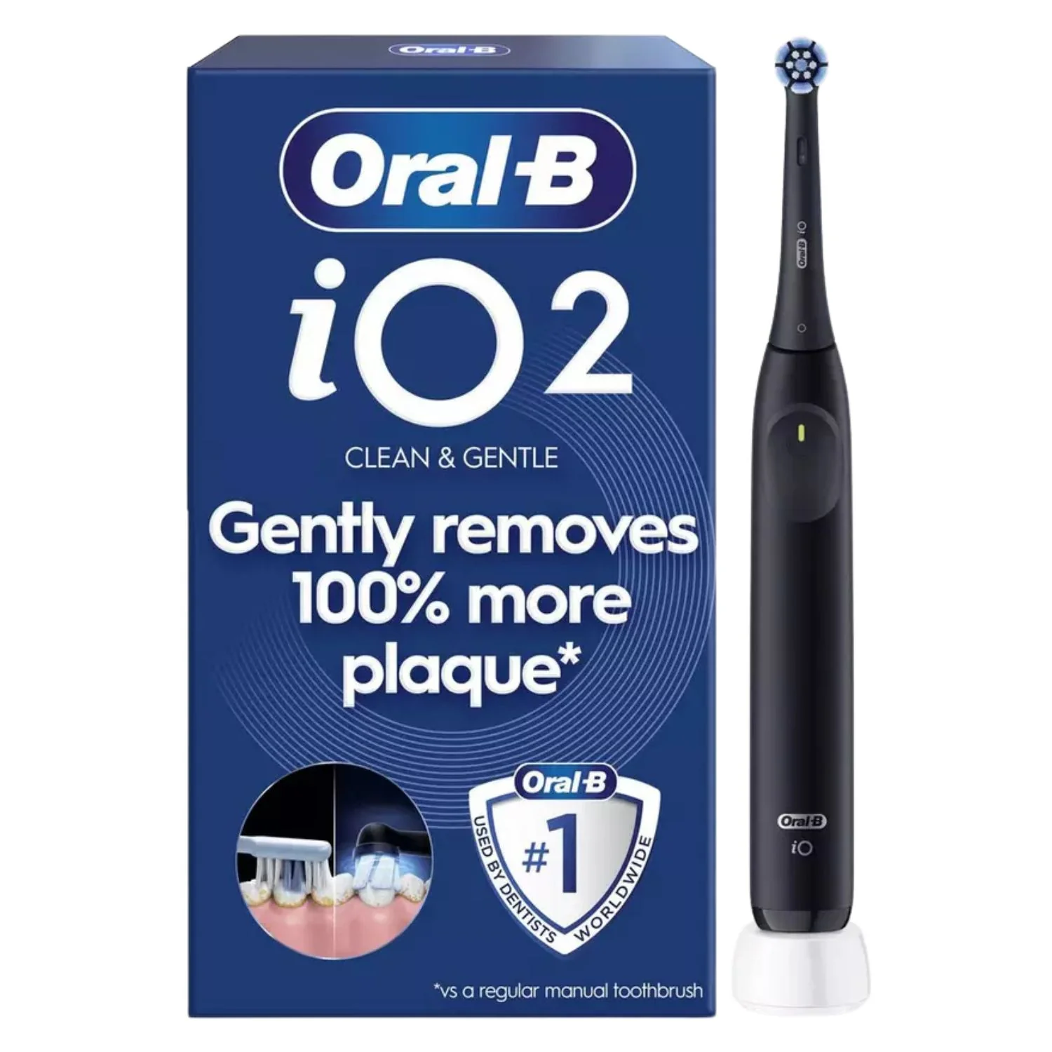 Oral-B iO2 Electric Toothbrush – Night Black