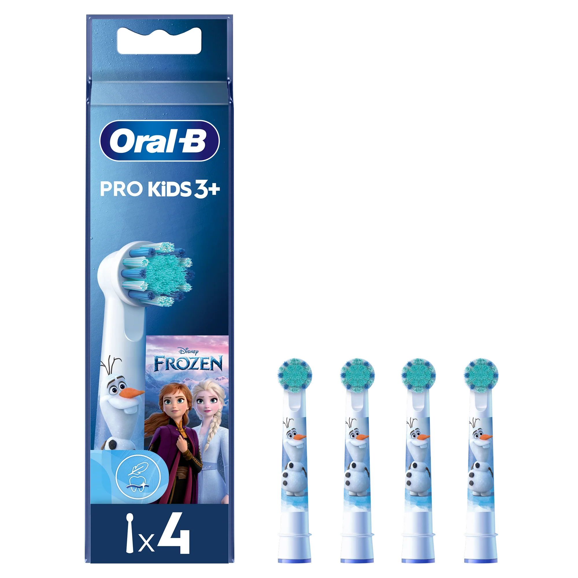 ORAL B KIDS STAGES FROZEN REFILL HEADS 4 PACK