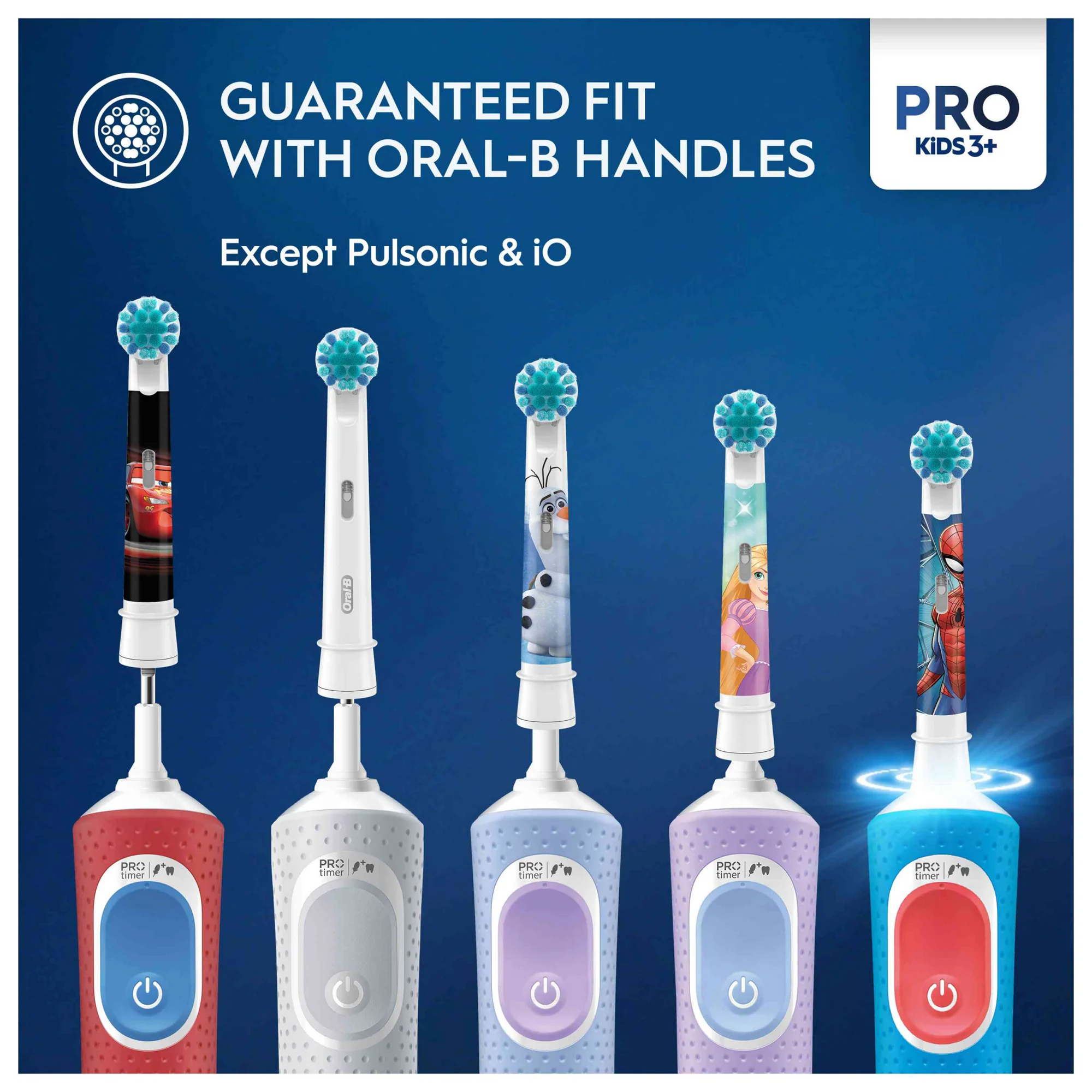 ORAL B KIDS STAGES FROZEN REFILL HEADS 4 PACK - Image 2