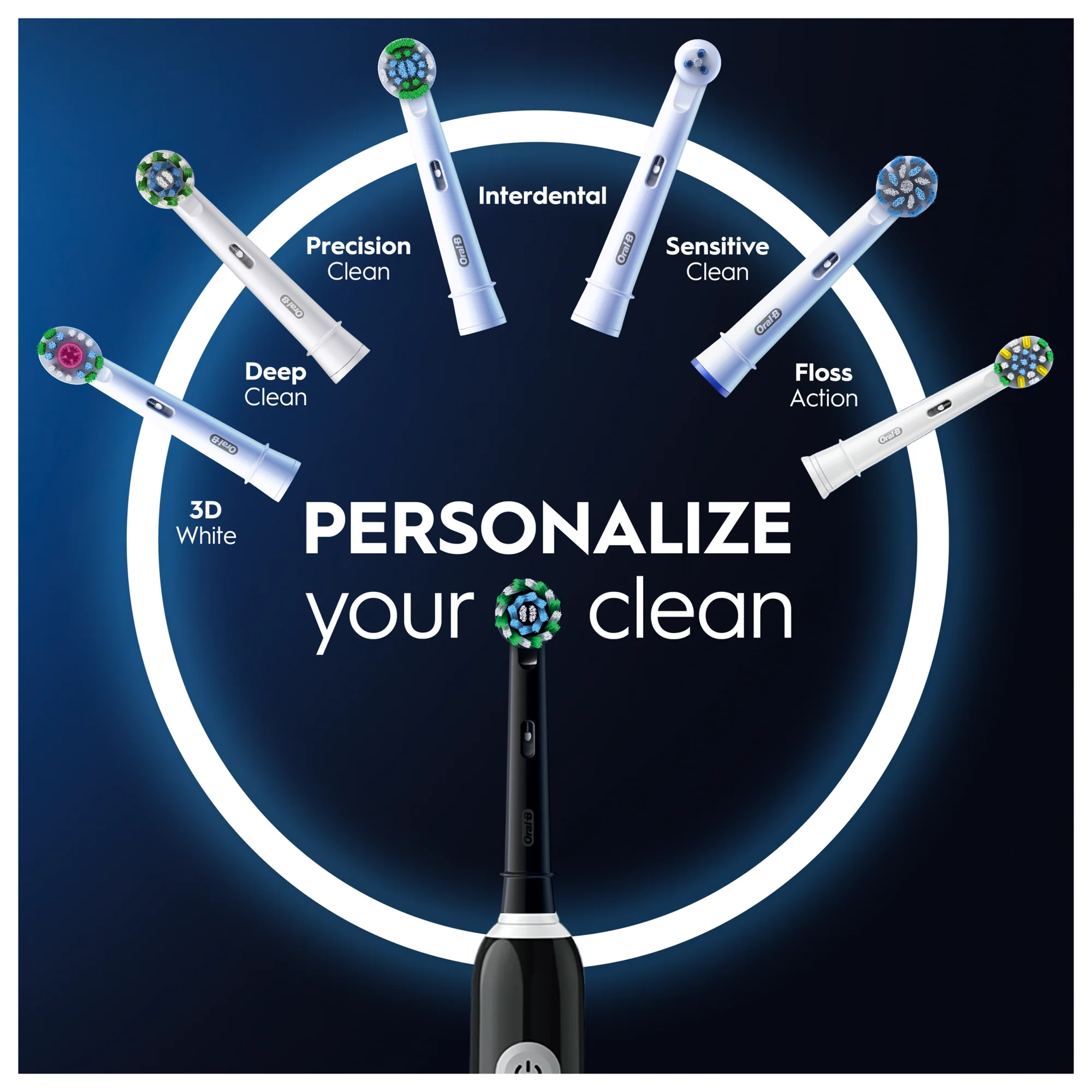ORAL B PRO 1 CROSS ACTION BLACK TOOTHBRUSH - Image 6