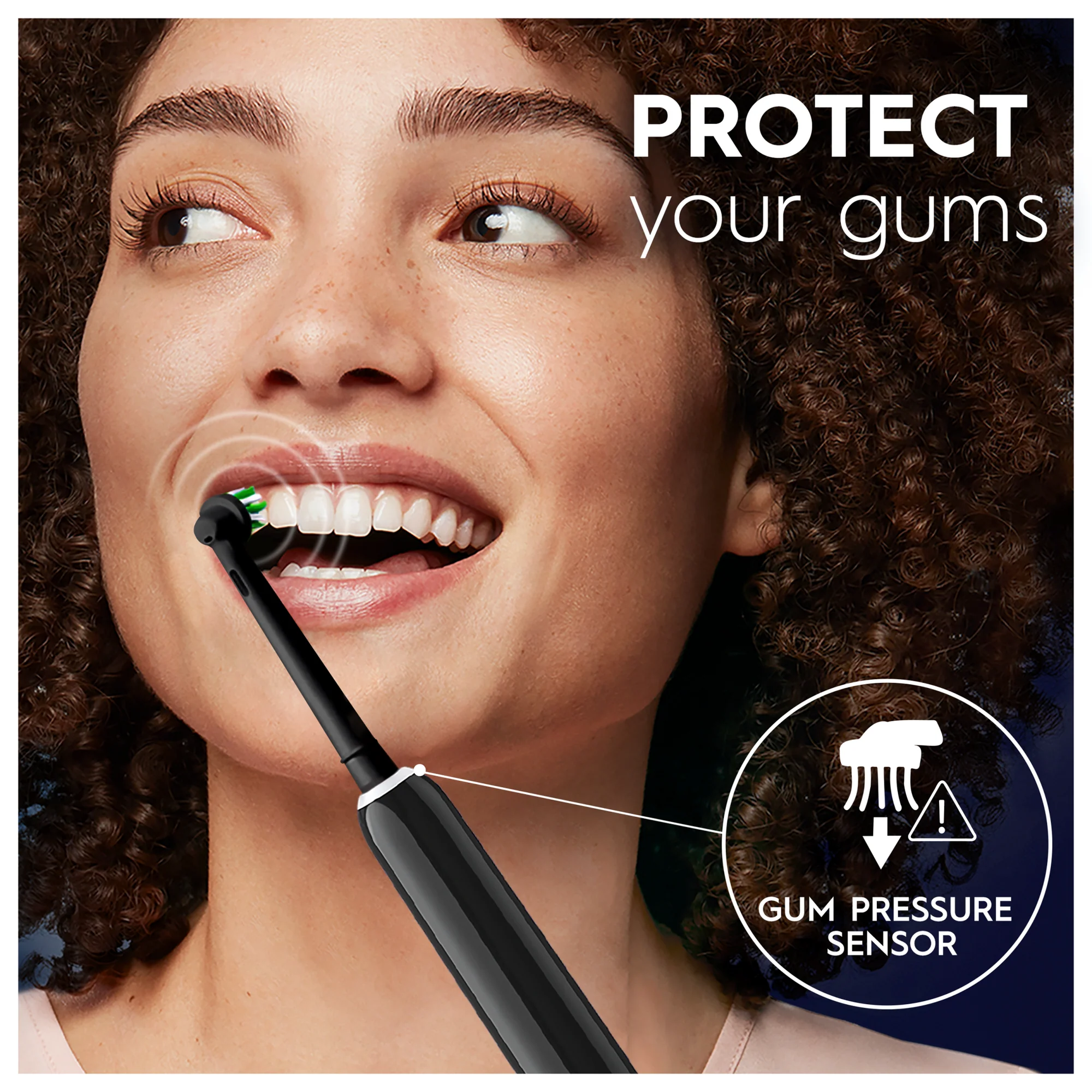 ORAL B PRO 1 CROSS ACTION BLACK TOOTHBRUSH - Image 7
